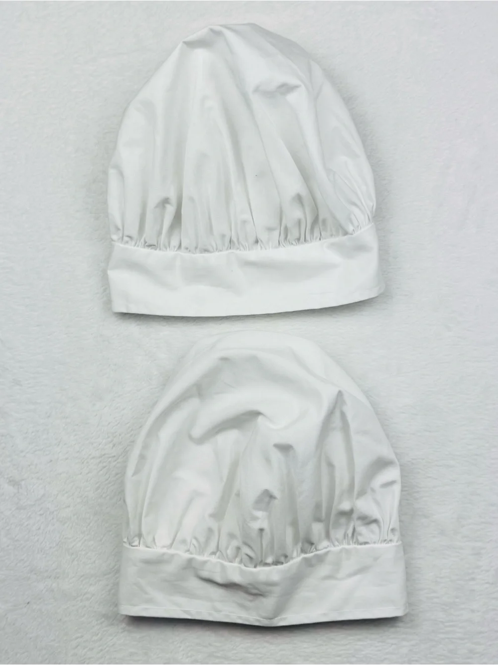 Kids Chef Hat. Adjustable Velcro closure. Small stain on one hat shown in photos